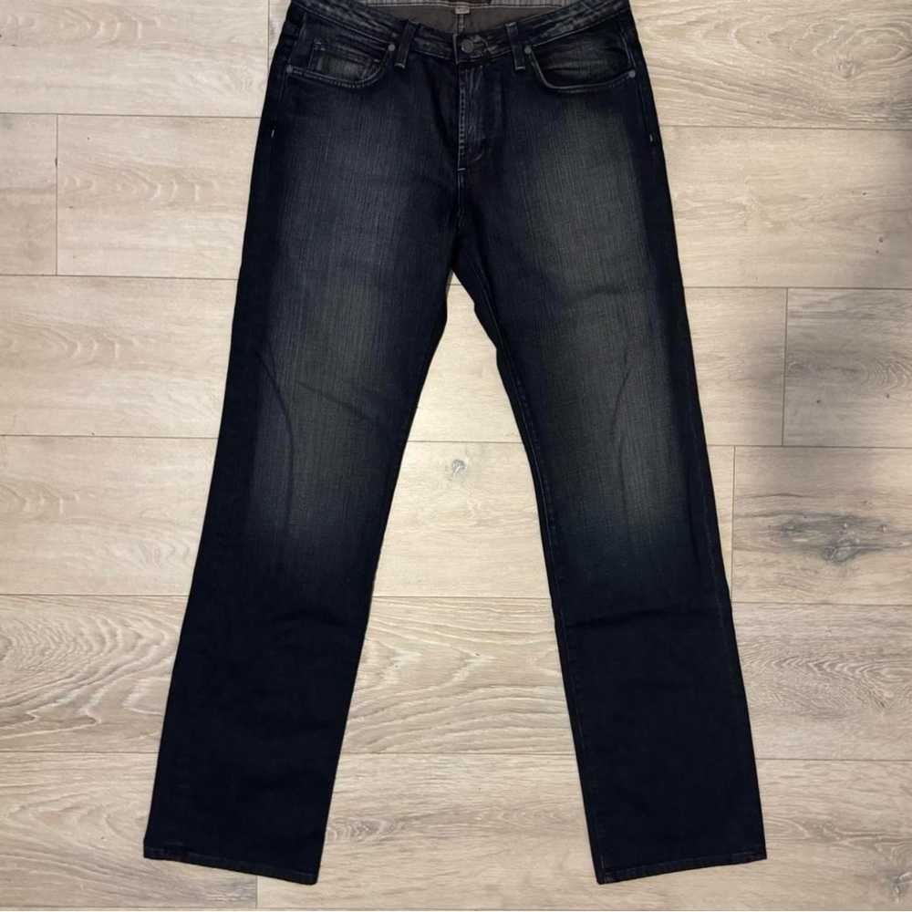 PAIGE Men's Straight Jeans - Dark Blue